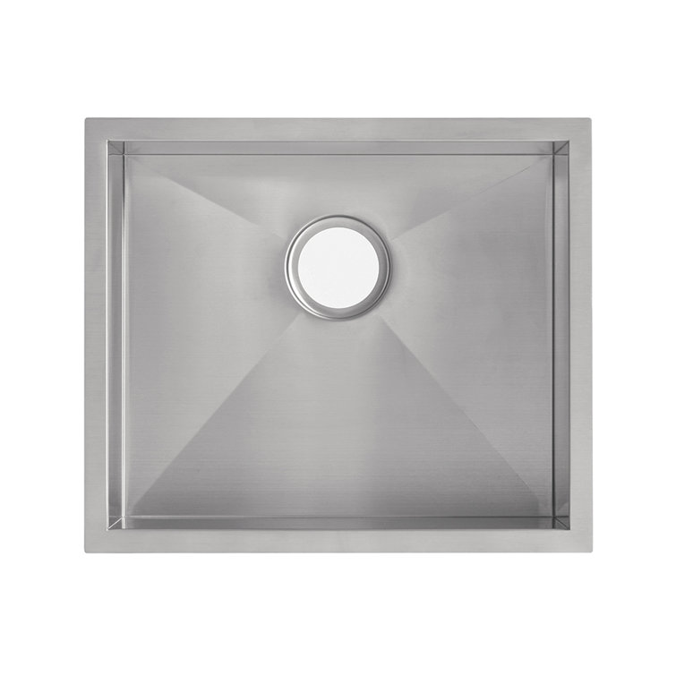 Tourner 21 x 18 Brushed Stainless Steel Undermount Kitchen Sink