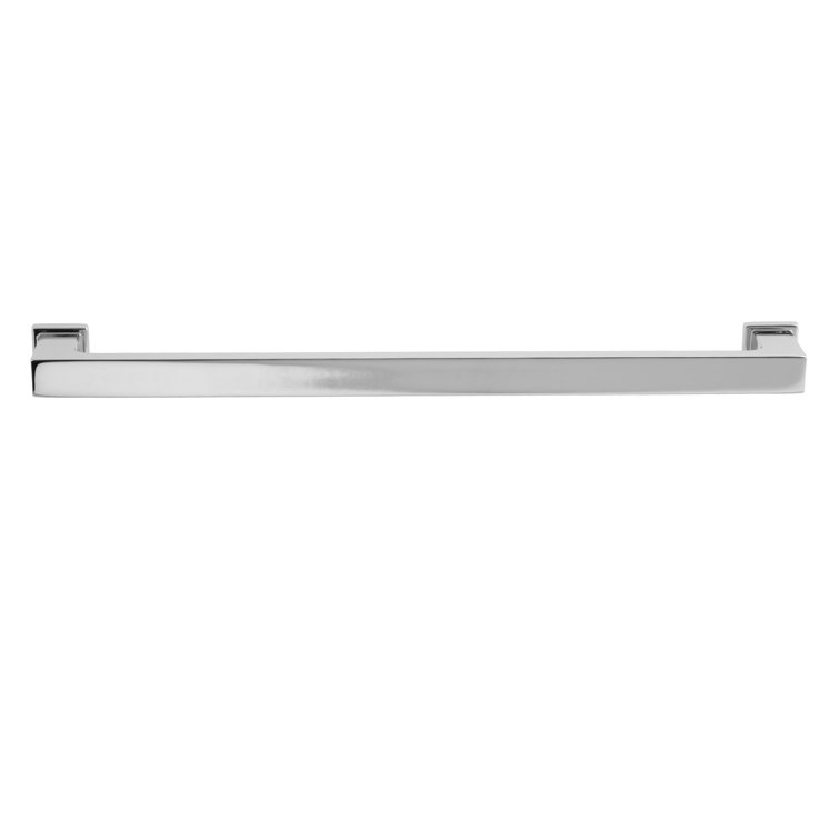 Chelsey 8-inch Polished Nickel Rectangular Bar Pull