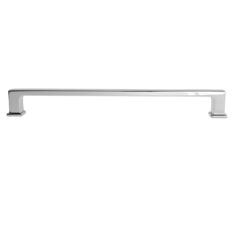 Chelsey 8-inch Polished Nickel Rectangular Bar Pull