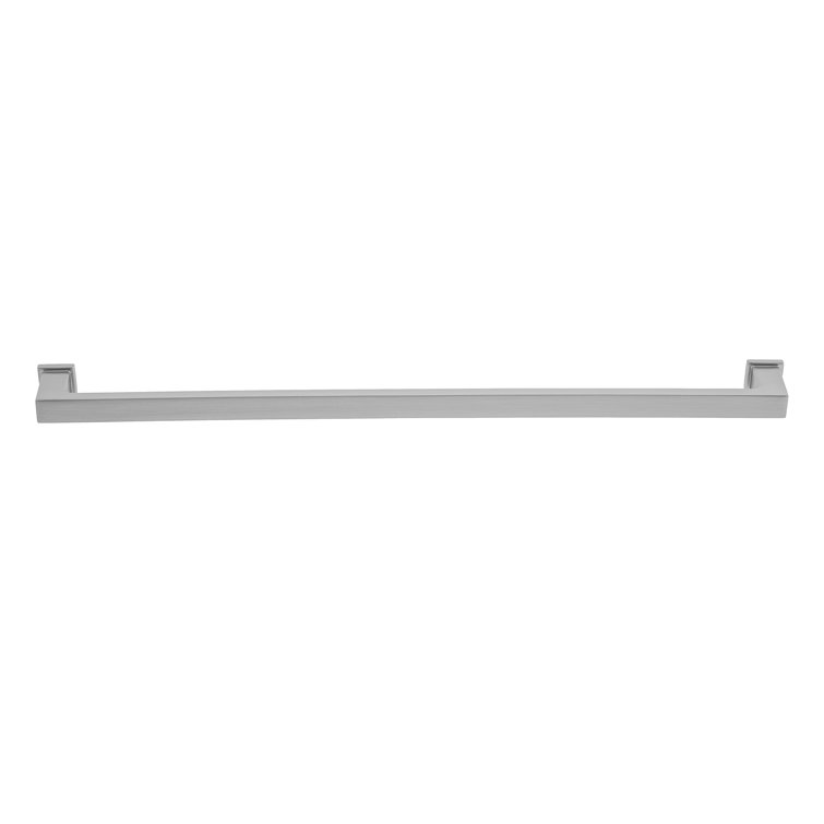 Chelsey 8-Inch Satin Nickel Rectangular Bar Pull with Mounting Hardware