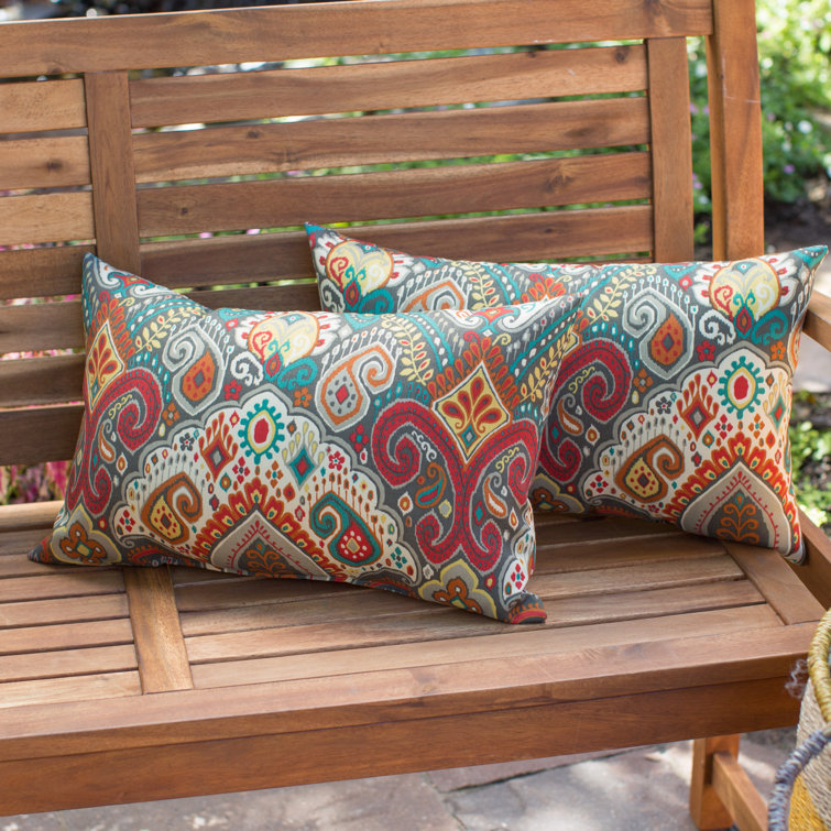 Asbury Park Weather-Resistant 19x12 Outdoor Throw Pillow Set