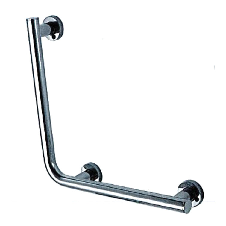 22'' Brushed Stainless Steel L-Shaped Grab Bar