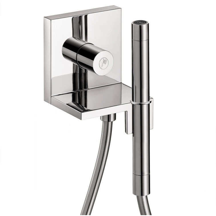 Chrome Multi-Head Wall Mounted Handheld Shower System