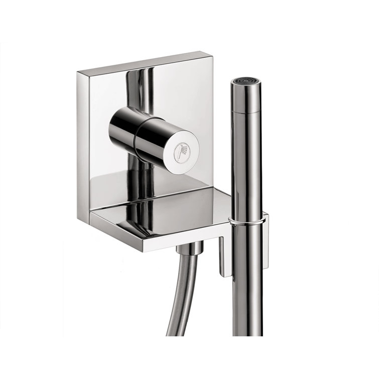 Chrome Multi-Head Wall Mounted Handheld Shower System