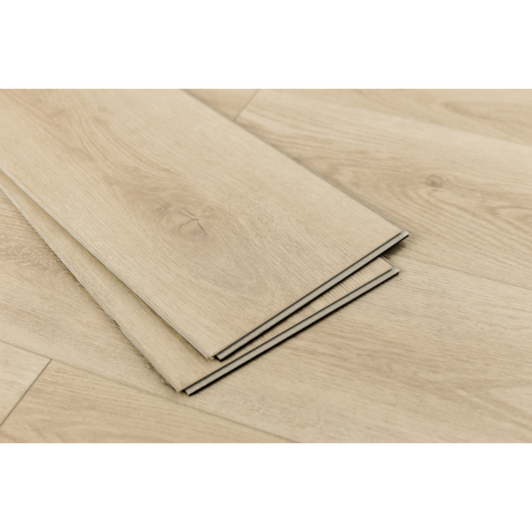Mesa Tan Wide Plank Oak Look Waterproof Vinyl Flooring