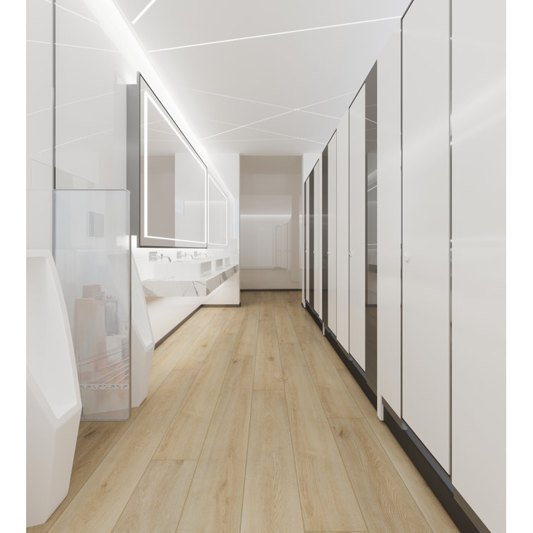 Mesa Tan Wide Plank Oak Look Waterproof Vinyl Flooring