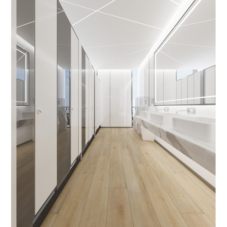 Mesa Tan Wide Plank Oak Look Waterproof Vinyl Flooring