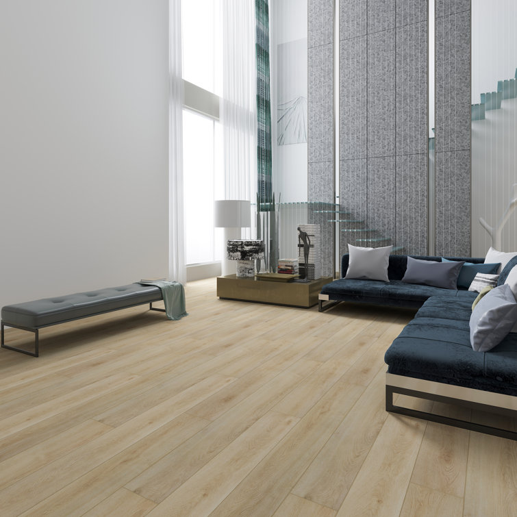 Mesa Tan Wide Plank Oak Look Waterproof Vinyl Flooring
