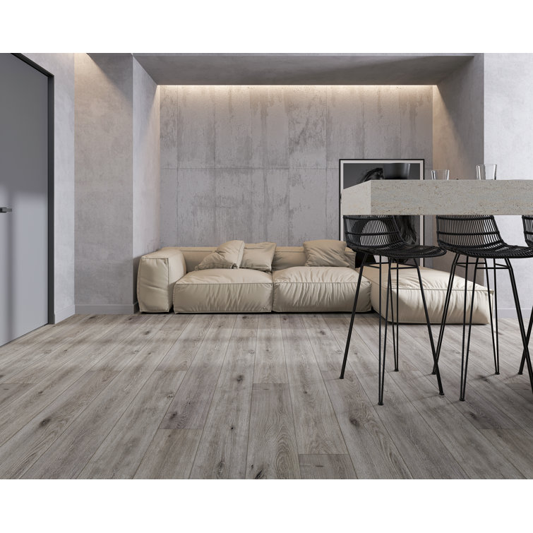 Keystone Gray Extra Long Oak Look Waterproof Vinyl Plank Flooring
