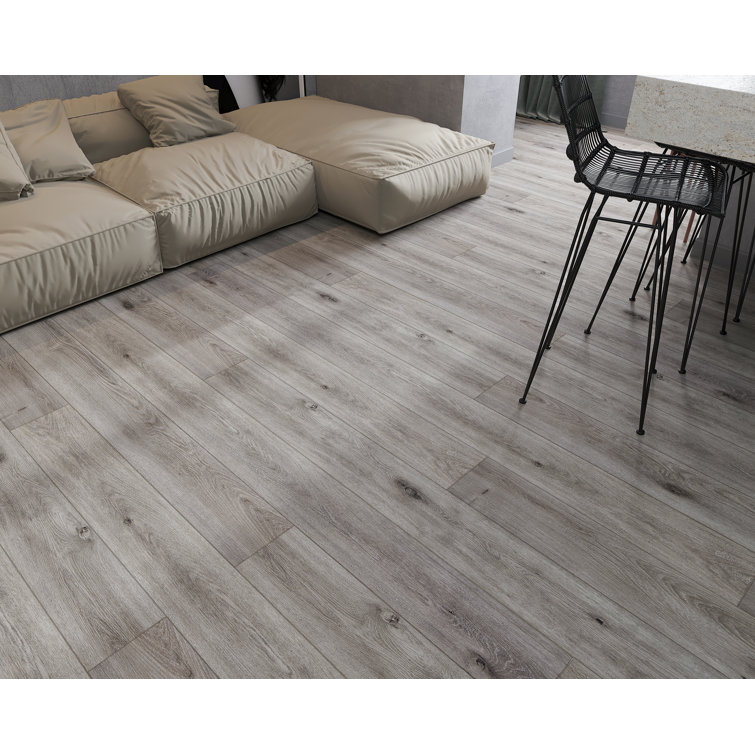 Keystone Gray Extra Long Oak Look Waterproof Vinyl Plank Flooring