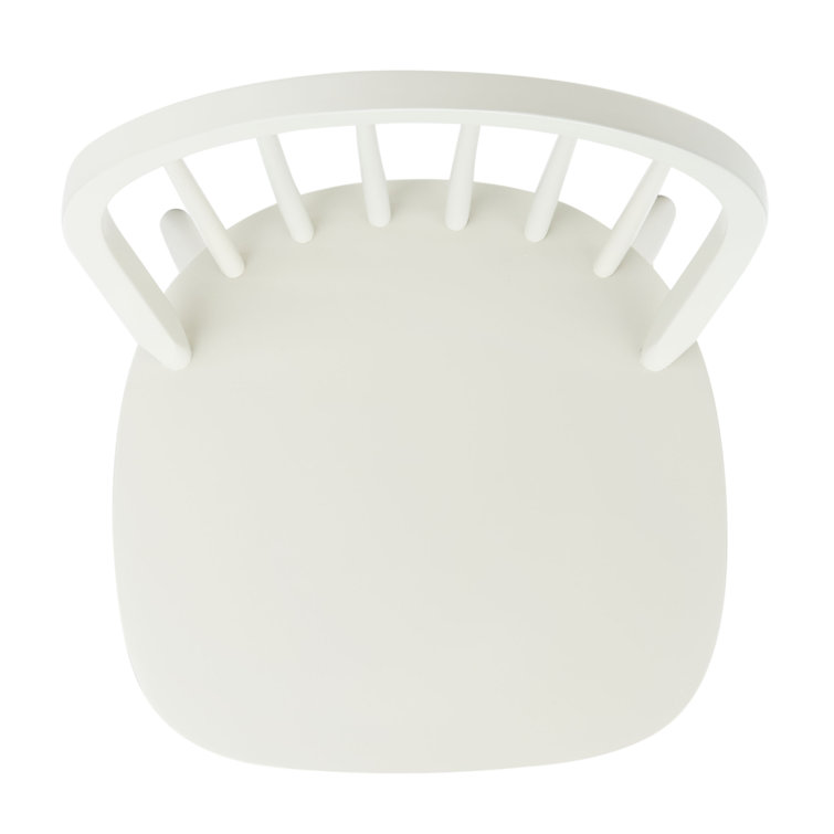 Camden Off-White High Back Windsor Side Chair Set