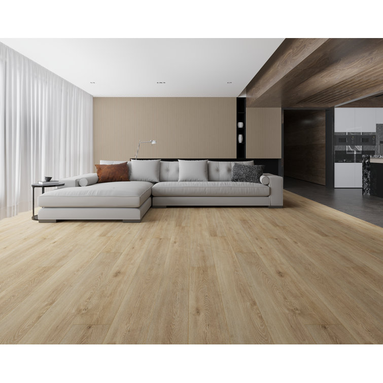 Vista Clay 7" x 60" Oak Look Waterproof Vinyl Plank Flooring