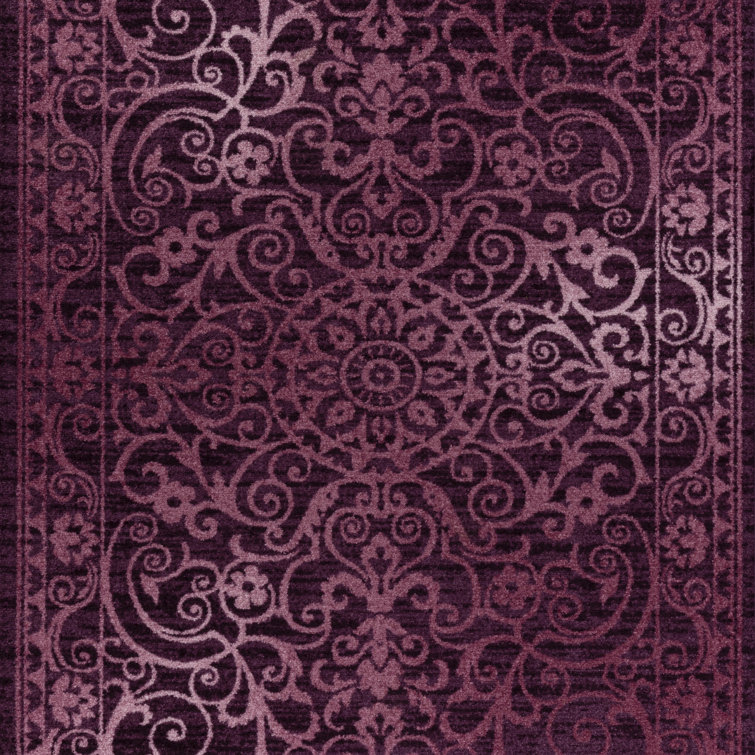 Lavender Bliss Easy-Care Tufted Rectangular Accent Rug
