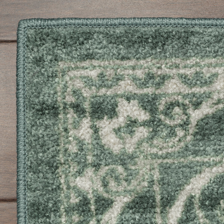 Light Spa Synthetic Tufted Non-slip Runner Rug