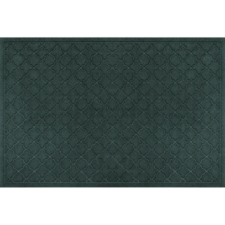 Bluestone Polypropylene Outdoor Rectangle Doormat with Rubber Backing