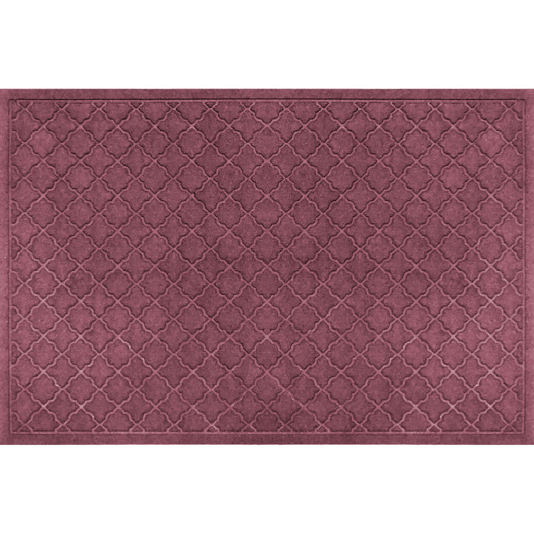 Bluestone Polypropylene Outdoor Rectangle Doormat with Rubber Backing