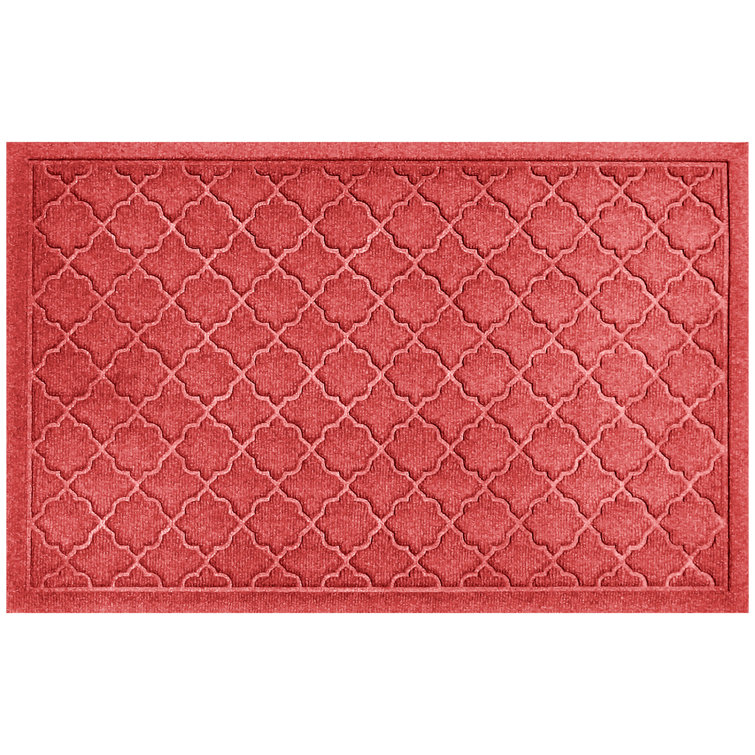 Bluestone Polypropylene Outdoor Rectangle Doormat with Rubber Backing