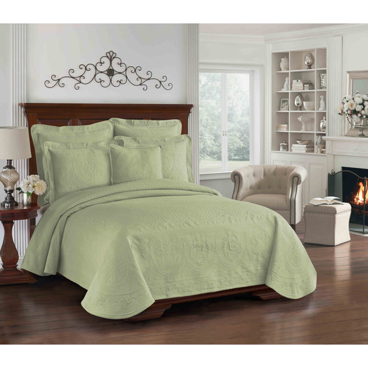 Full Organic Cotton Blue Reversible Coverlet