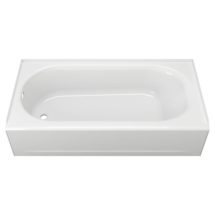 Princeton 61'' White Cast Iron Alcove Bathtub