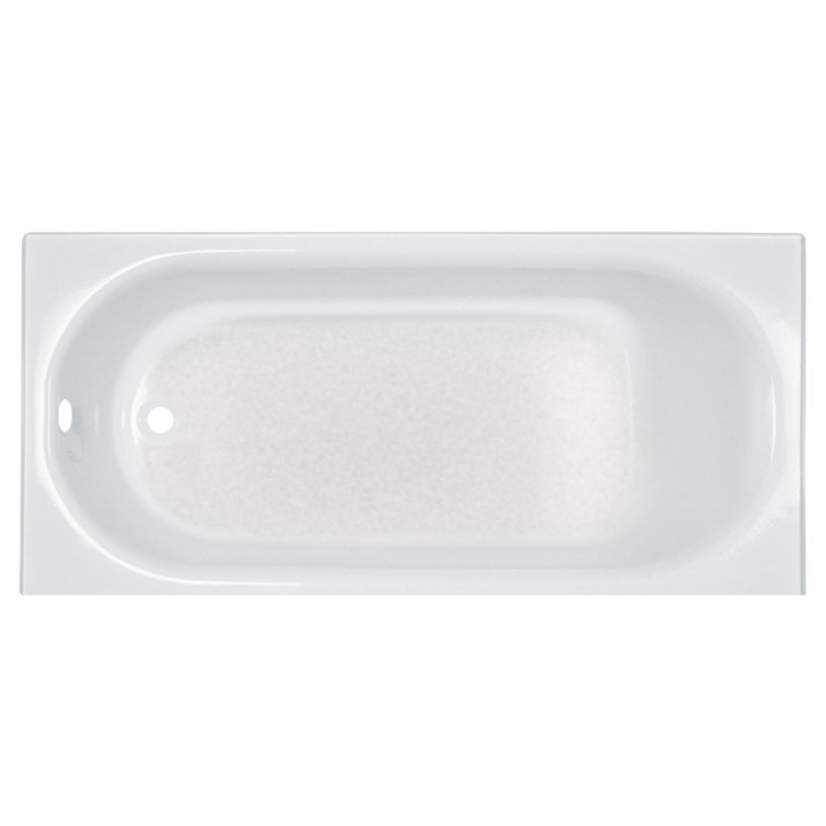 Princeton 61'' White Cast Iron Alcove Bathtub