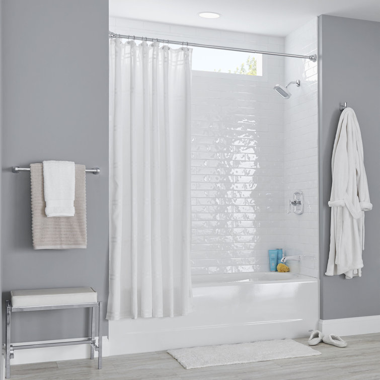 Princeton 61'' White Cast Iron Alcove Bathtub