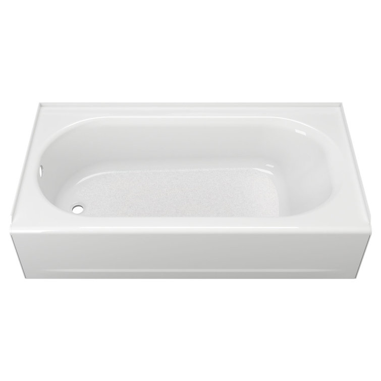 Princeton 61'' White Porcelain Alcove Bathtub with Left Drain