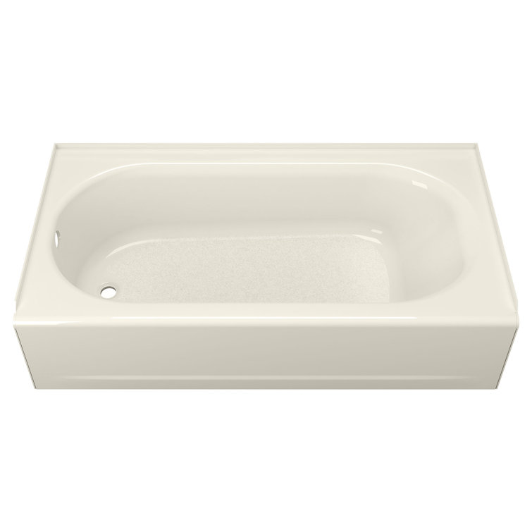 Princeton 61'' White Porcelain Alcove Bathtub with Left Drain