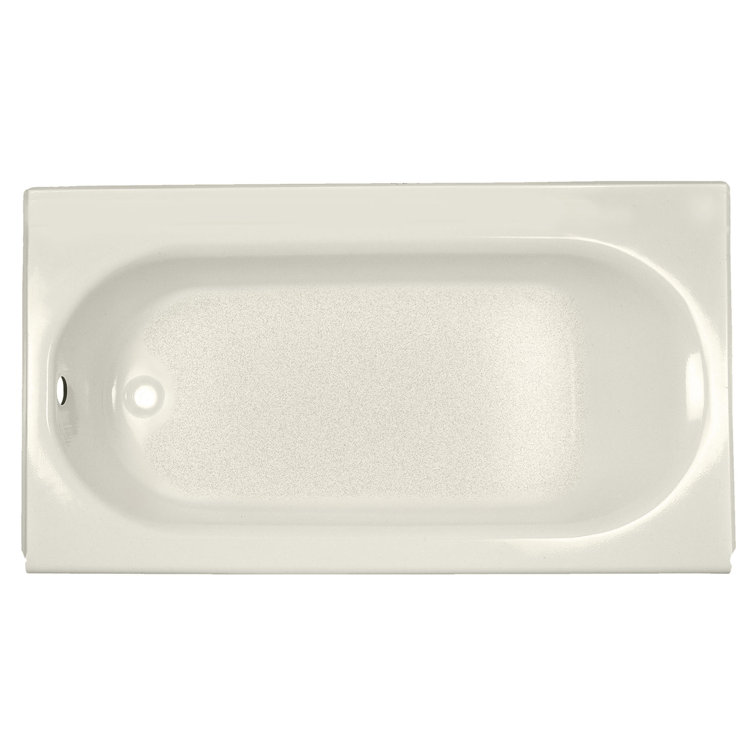 Princeton 61'' White Porcelain Alcove Bathtub with Left Drain