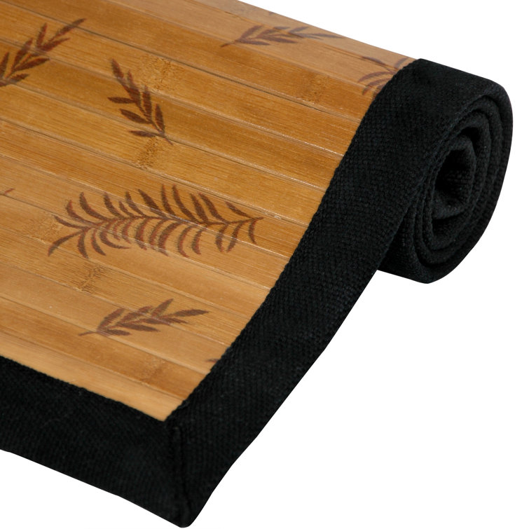 Handcrafted Oriental Viscose Rug, Black, 5'x8', Non-slip Backing