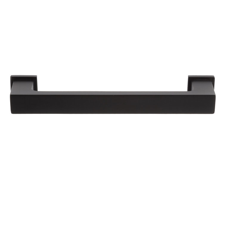 Chelsey Matte Black 8-inch Bar Pull with Mounting Hardware