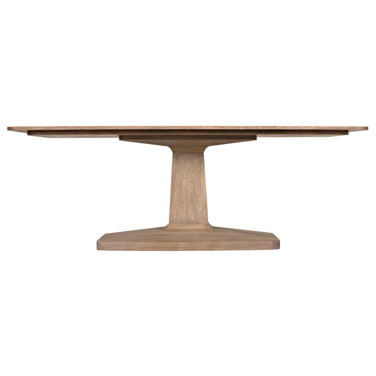 Mikaela Contemporary Extendable Walnut Dining Table