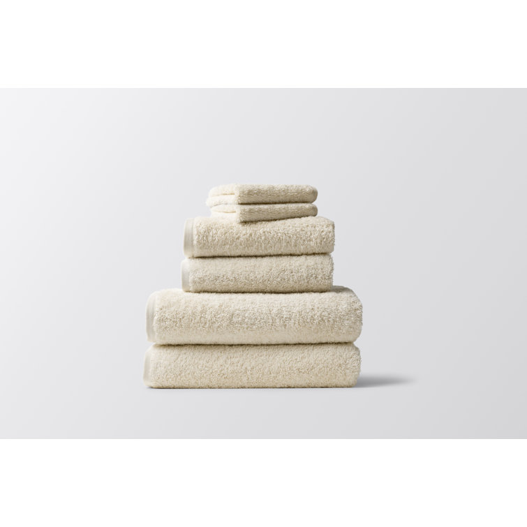 Organic Undyed Turkish Cotton 6-Piece Towel Set