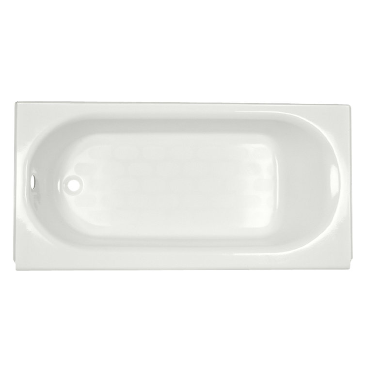 Princeton 60'' White Cast Iron Alcove Soaking Bathtub