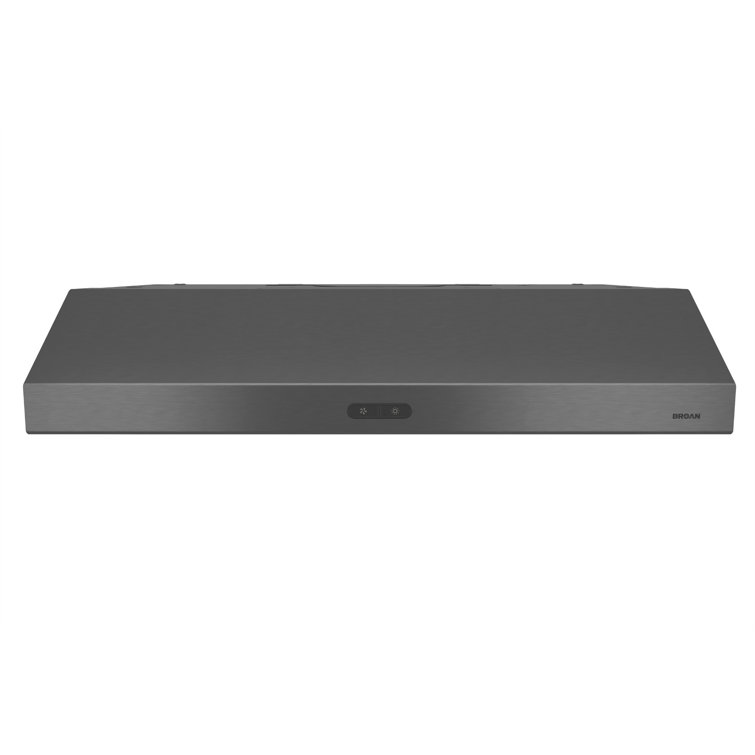 Broan 30" Black Stainless Steel Convertible Range Hood