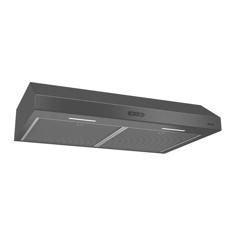 Broan 30" Black Stainless Steel Convertible Range Hood