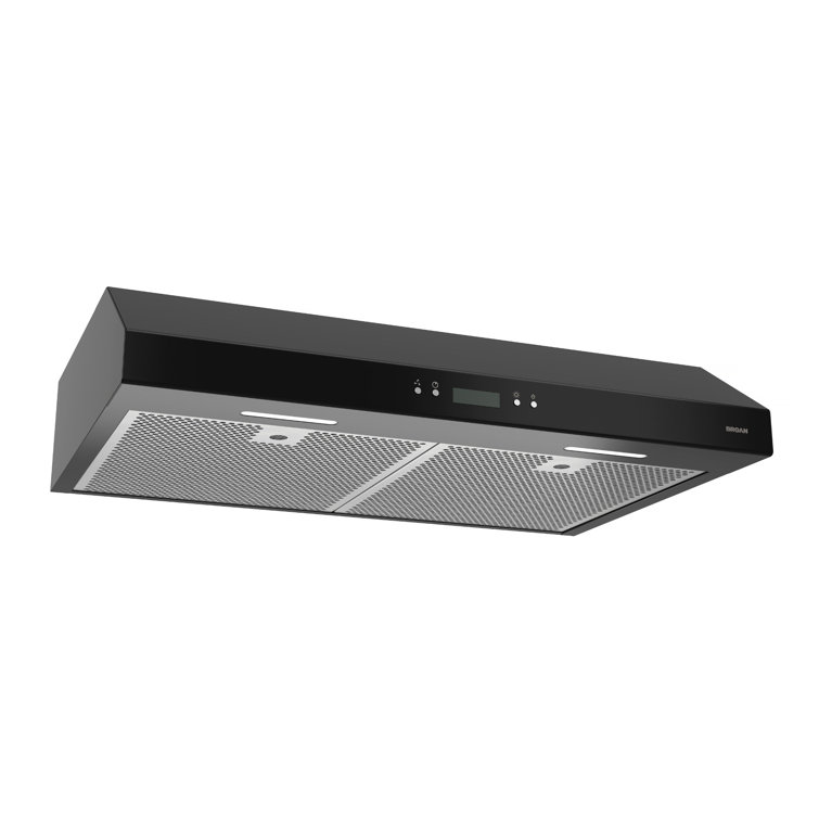 Broan 30-Inch Black Convertible Under-Cabinet Range Hood