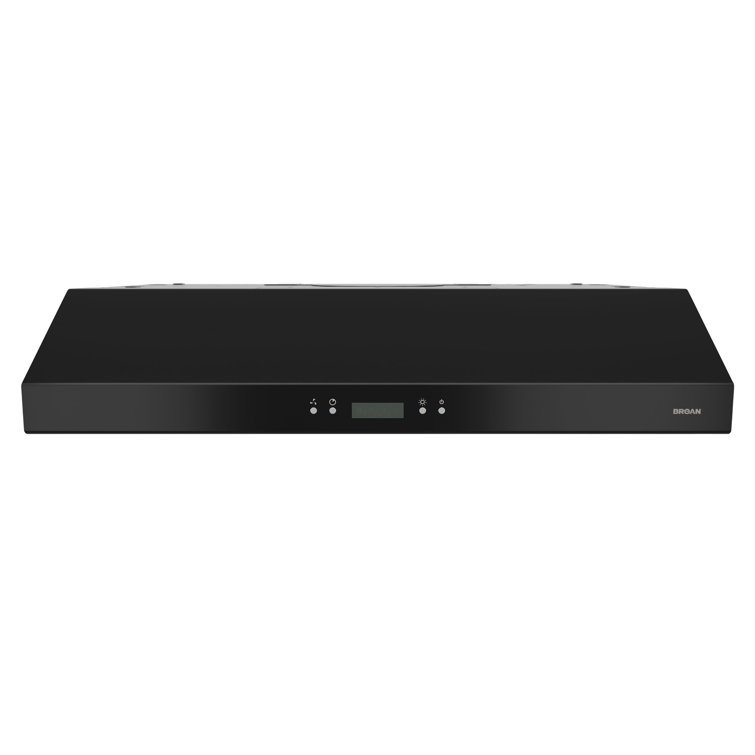 Broan 30-Inch Black Convertible Under-Cabinet Range Hood