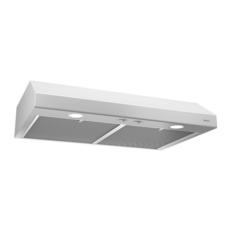 Broan 30-Inch White Convertible Under-Cabinet Range Hood