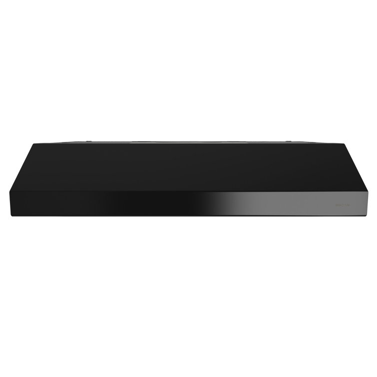 Broan 30-Inch Black Stainless Steel Convertible Under Cabinet Range Hood