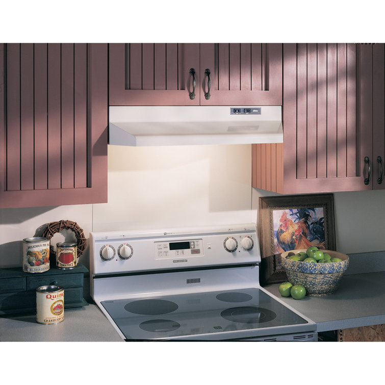 Broan NuTone 30" White Steel Under Cabinet Range Hood