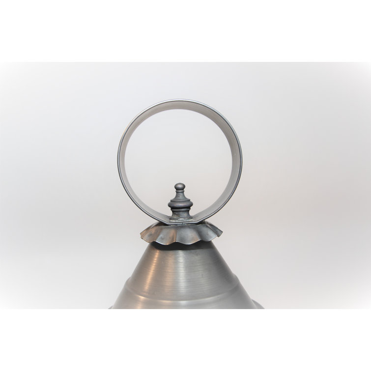 Dark Brass Optic Glass Outdoor Wall Lantern