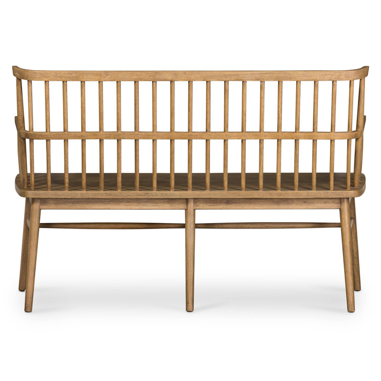 Aspen Sandy Oak 52" Contemporary Bench