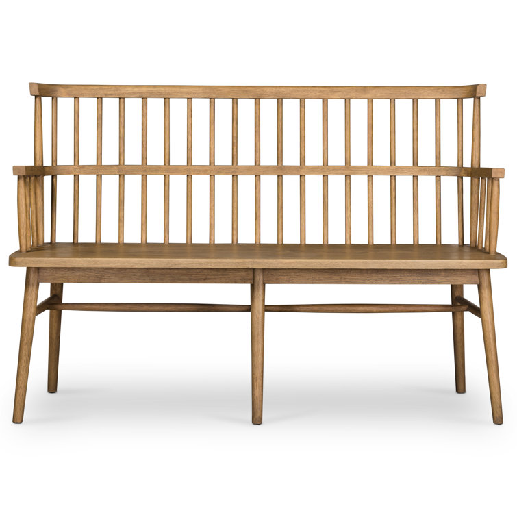 Aspen Sandy Oak 52" Contemporary Bench