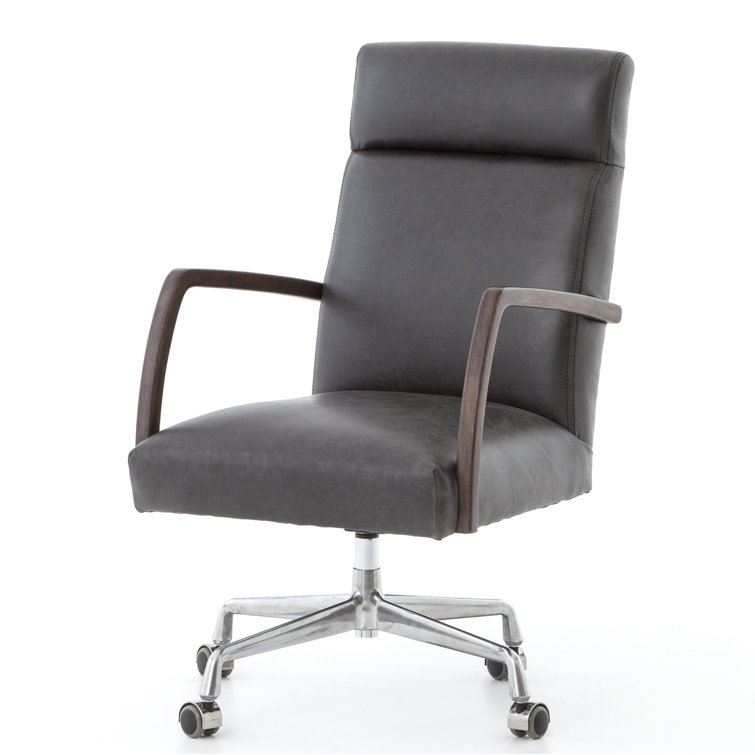 Bryson High-Back Knoll Natural Swivel Task Chair in White