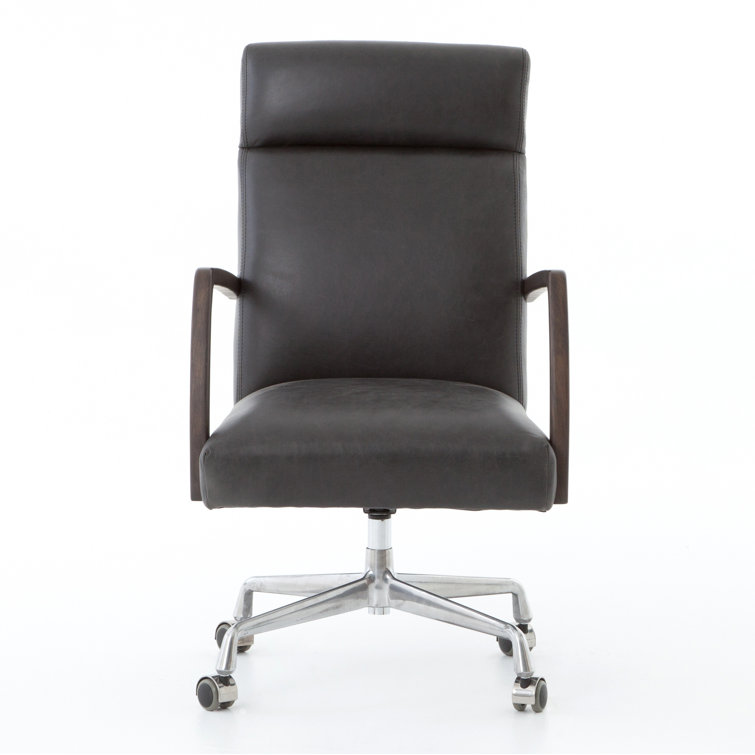 Bryson High-Back Knoll Natural Swivel Task Chair in White