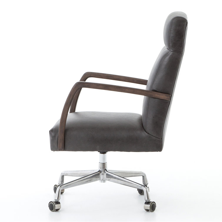 Bryson High-Back Knoll Natural Swivel Task Chair in White