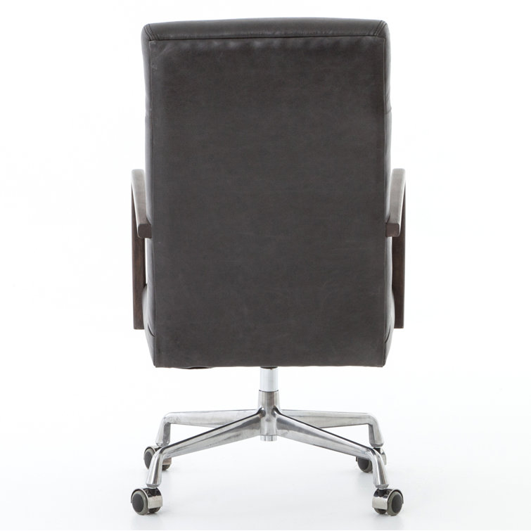 Bryson High-Back Knoll Natural Swivel Task Chair in White