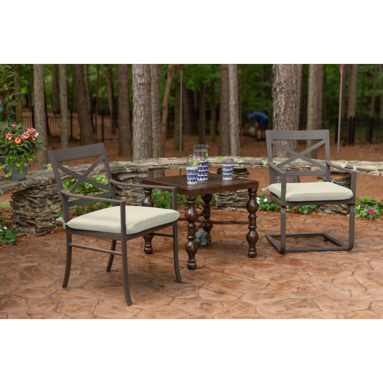 Canvas Off-White Sunbrella Outdoor Chair Cushions Set