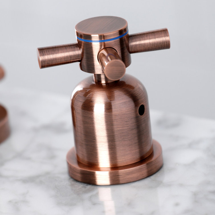 Concord Antique Copper Modern Widespread Bathroom Faucet
