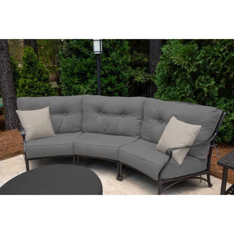 Sunbrella 16" Cast Silver Outdoor Throw Pillow